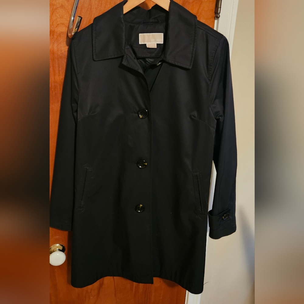 Michael Kors Classic Black Women's Coat, Size Small.
